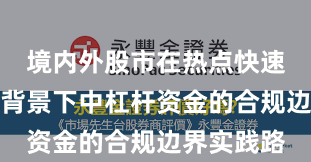 境内外股市在热点快速轮动时期背景下中杠杆资金的合规边界实践路