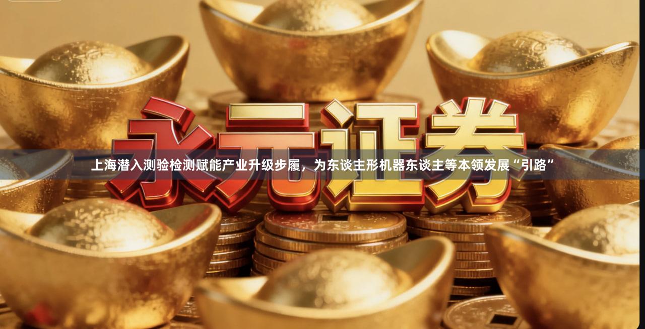 上海潜入测验检测赋能产业升级步履，为东谈主形机器东谈主等本领发展“引路”